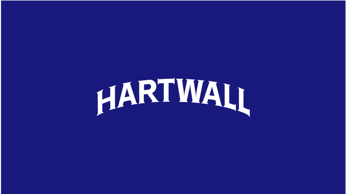 Blue background with the word 'HARTWALL' in white, stylized text.